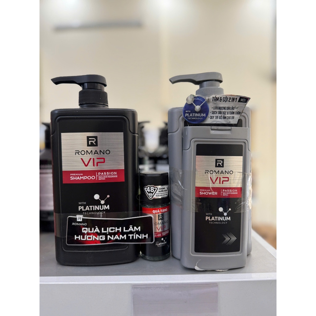 Dầu Gội, Sữa Tắm Romano 650g, Romano Vip 650g Hàng Có Tặng Hương Nước ...