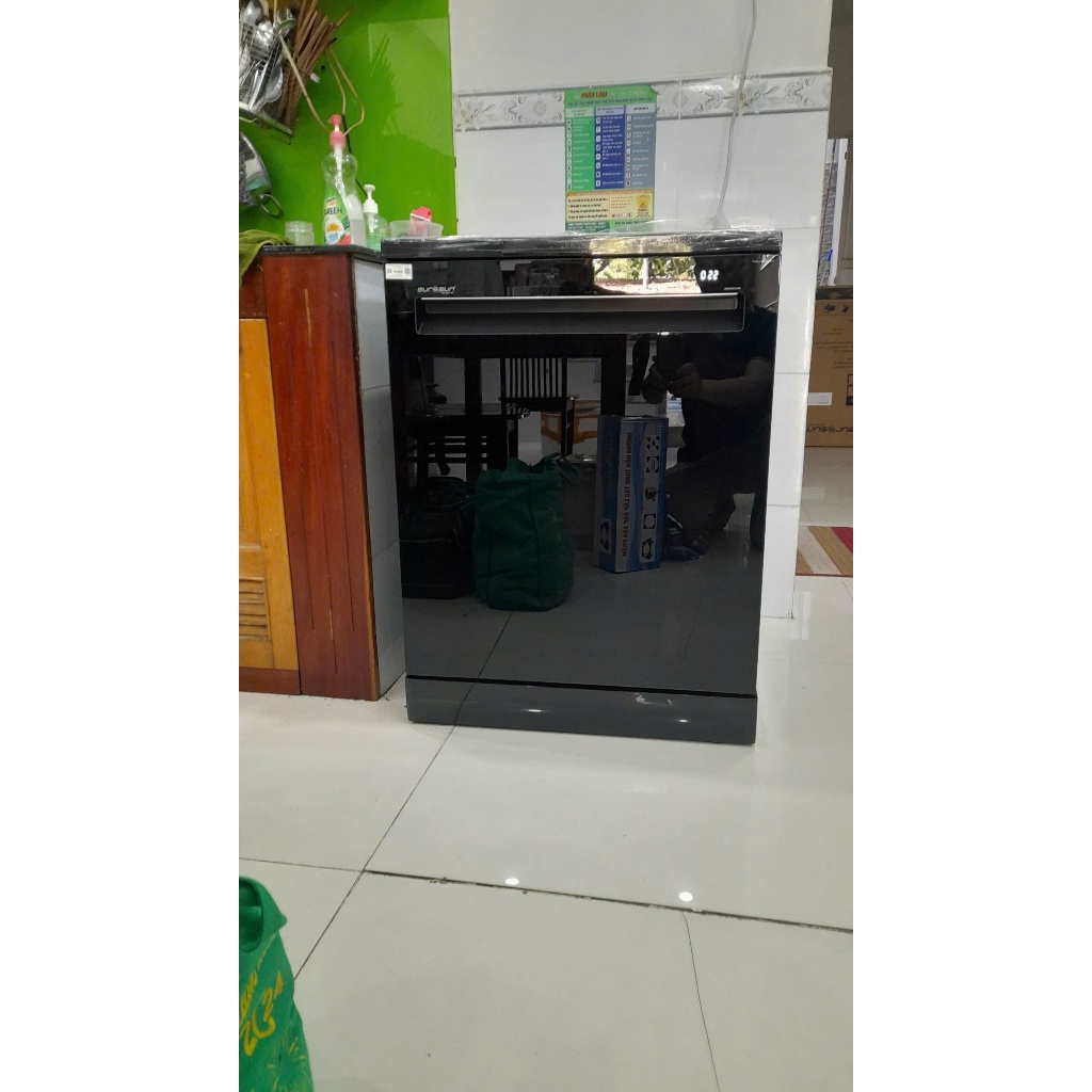 Máy rửa bát Eurosun SMS82EU88B - Nhập khẩu Thái Lan, Hàng chính hãng, Bảo hành 3 năm, sấy PTC khô cong | BigBuy360 - bigbuy360.vn