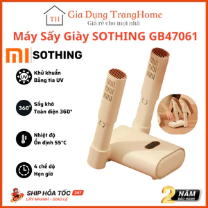 Máy Sấy Giày GB47061 Có Tia UV Diệt Khuẩn Khử Mùi Giày Tia Cực Tím Hiểu Quả 99% Gập Gọn Tiện Lợi