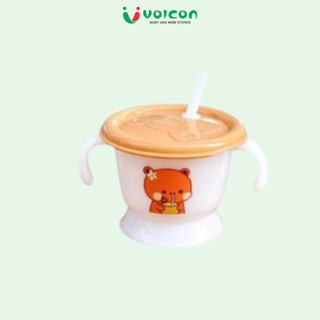 Cốc tập hút cho bé Mumbebe 3 giai đoạn - Ống hút silicone - Dung tích 150ml