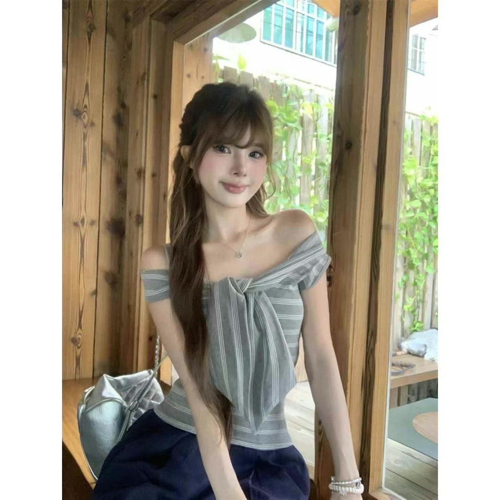 𝑺𝒔𝒖.𝑺𝒕𝒖𝒅𝒊𝒐//ÁO TRÊ VAI THẮT NƠ NGỰC SIU XINH