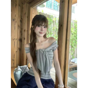 𝑺𝒔𝒖.𝑺𝒕𝒖𝒅𝒊𝒐//ÁO TRÊ VAI THẮT NƠ NGỰC SIU XINH