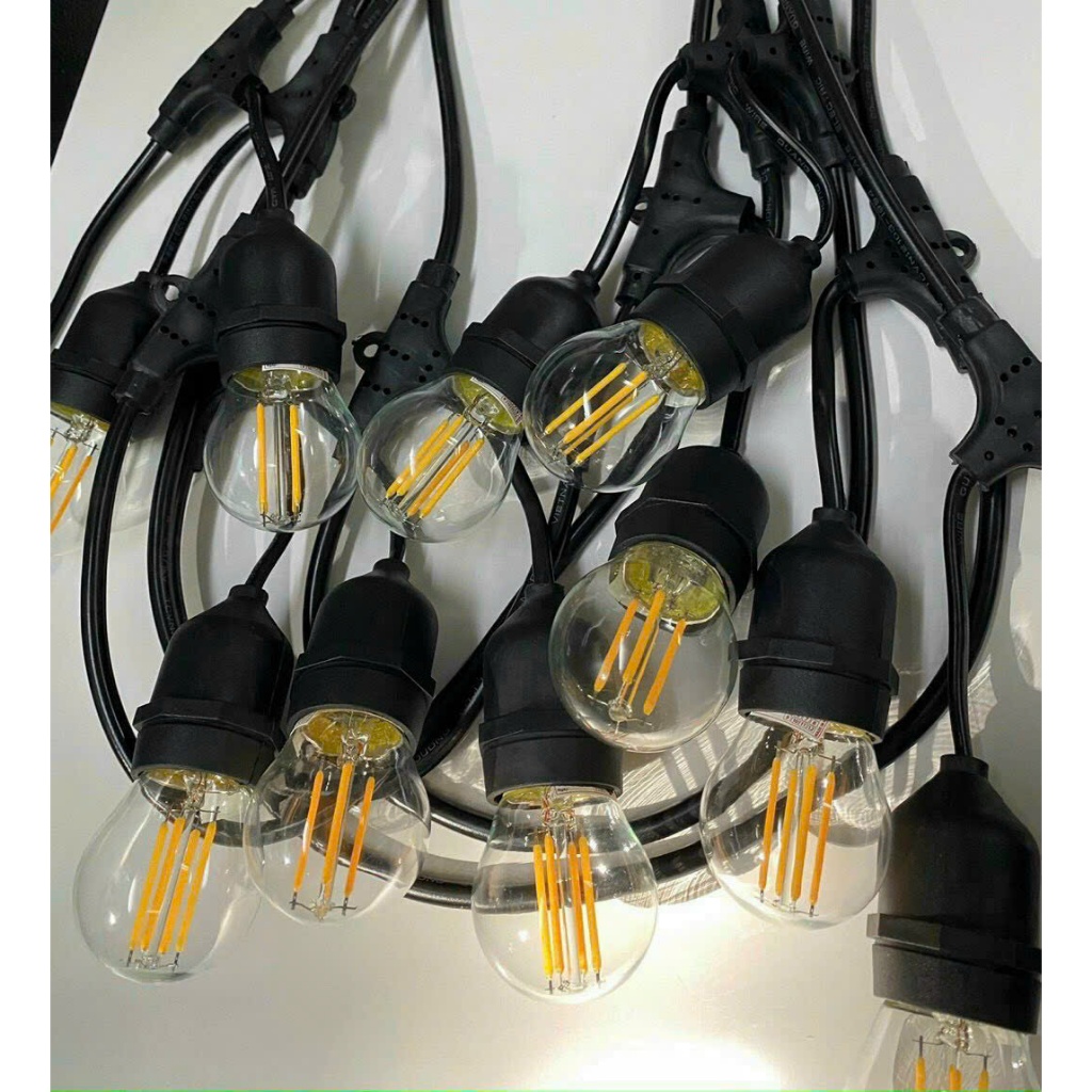 Bóng đèn Led Giả Dây Tóc Edision 3W G45, 4W ST64 Ánh Sáng Vàng