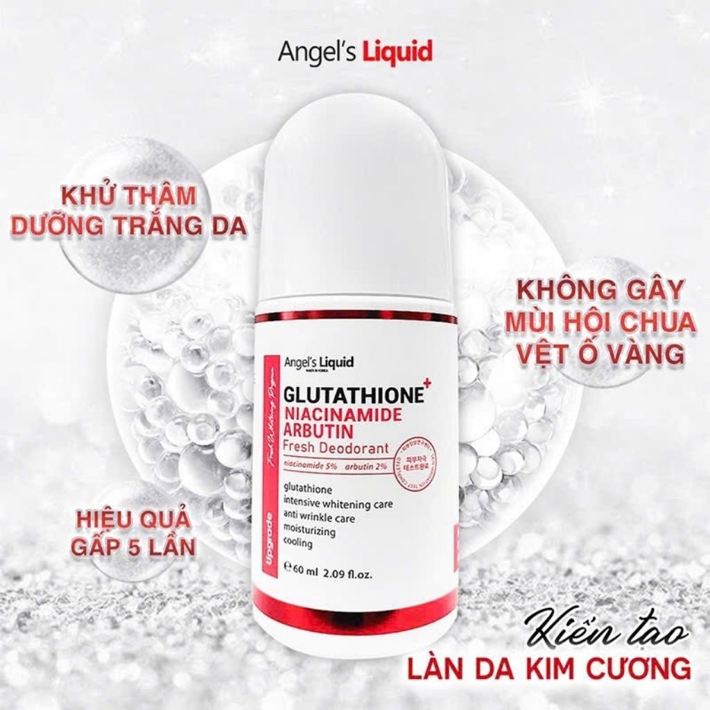 DEAL SỐC -Lăn nách glutathione Lăn Khử Mùi Mờ Thâm Dưỡng Trắng Da