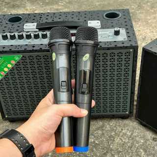 Loa Xách Tay LEONG L111 Tặng Kèm 2 Micro Bass Cực Mạnh Công Suất 100W Bluetooth 5.0 Bảo Hành 12.