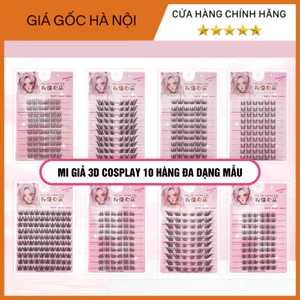Mi Giả Mengjieshangpin Cô Gái Tóc Hồng Lông Mi Mềm Nhẹ Cao Cấp