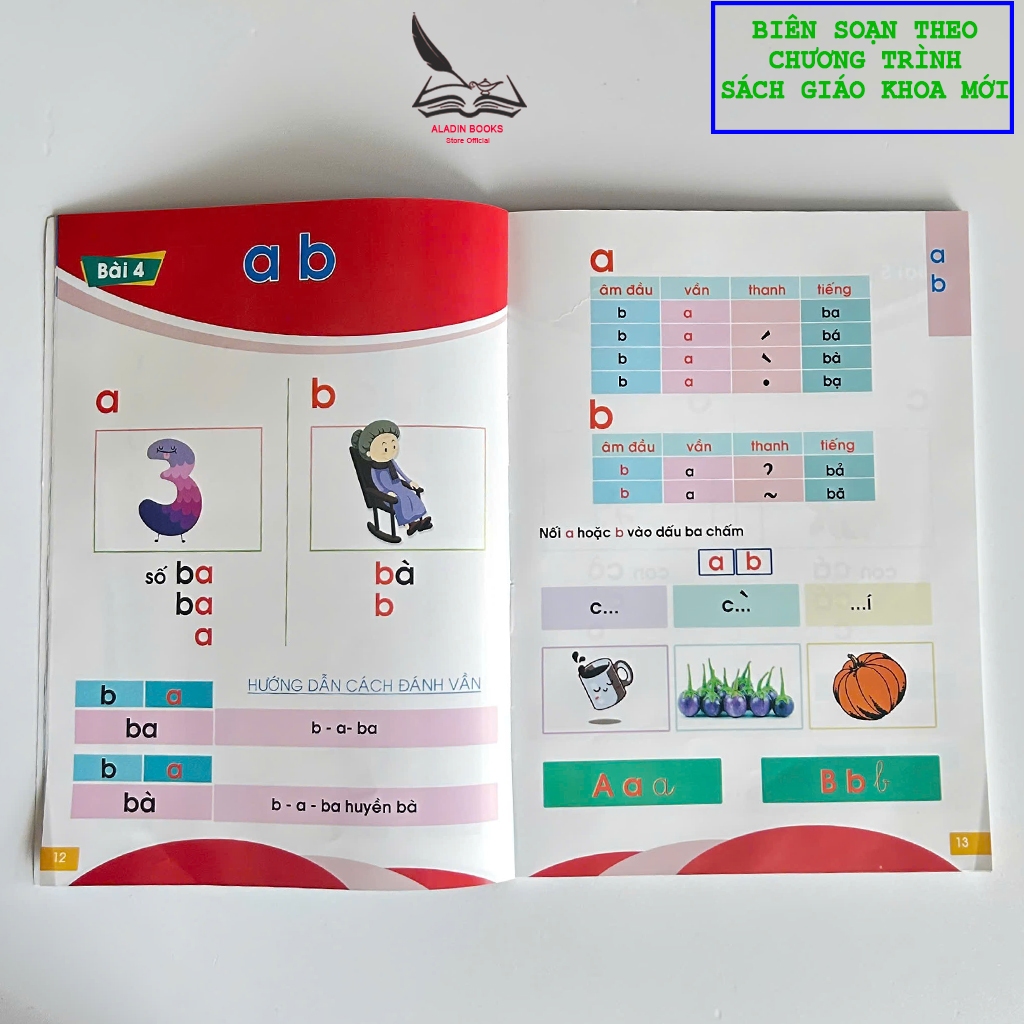 Sách Tập Đánh Vần Tiếng Việt 3–6 Tuổi (Tái bản lần 2)  Phát Triển Ngôn Ngữ Theo Chương Trình SGK Mới