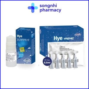 Nhỏ mắt HYE LỌ 10ML & HYE MONO -Hộp 20 Tép 0.5ml - FARMIGEA S.p.A (Ý) – Nước Mắt Nhân Tạo HYE