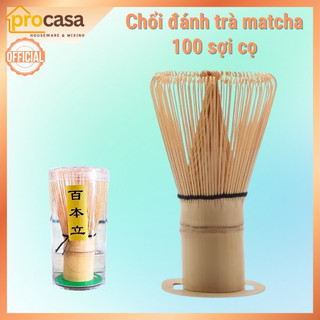 Chổi cọ đánh Matcha Chasen cao cấp bằng tre phong cách Nhật Bản 100 đầu sợi - matcha đạo