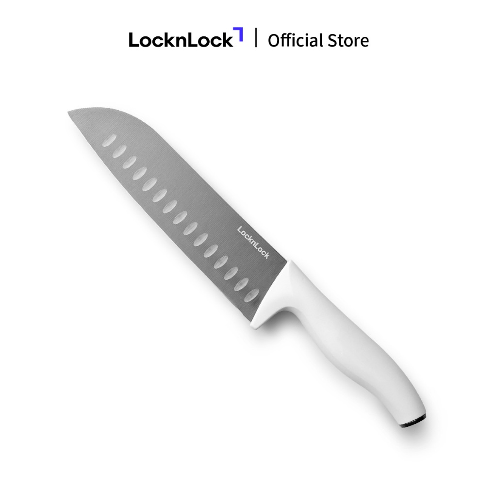 Dao Nhà Bếp LocknLock White Ege CKK926, CKK927, CKK928, CKK929 Màu Trắng, Hàng Chính Hãng - K-MALL