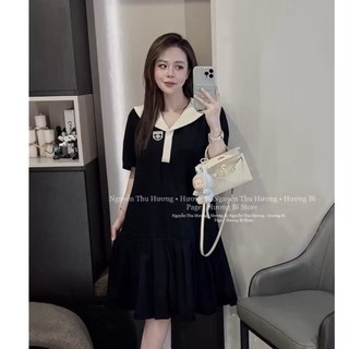 Váy bầu công sở thiết kế phối cổ thủ thủy xinh (TẶNG KÈM TAG)