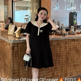 Váy bầu công sở thiết kế phối cổ thủ thủy xinh (TẶNG KÈM TAG)