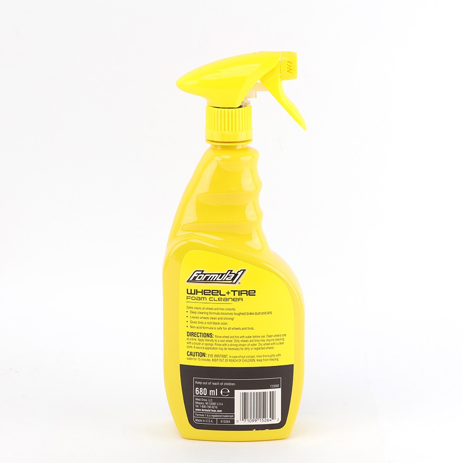 Bảo Dưỡng 2 Trong 1 Làm Sạch Mâm & Vỏ Xe Ô Tô Xe Tải Xe Máy Dạng Xịt FORMULA 1 615264 680ml Đánh Bay Bụi Bẩn Và Chăm Sóc