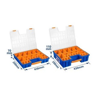 ĐỒ NGHỀ WADFOW Bộ 2 hộp đựng linh kiện chia ngăn WTB1633
