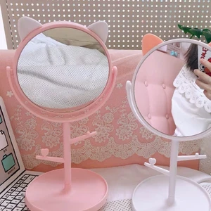 Gương Tai Mèo Trang Điểm Để Bàn Xoay 360 Độ – Kết Hợp Giữa Thiết Kế Ngộ Nghĩnh Và Tính Năng Linh Hoạt Tuyệt Vời