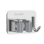 Combo 2 cái Móc dán tường kẹp chổi inox 304 A1 mỗi chiếc 1 kẹp 1 móc