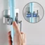 Combo 2 cái Móc dán tường kẹp chổi inox 304 A1 mỗi chiếc 1 kẹp 1 móc