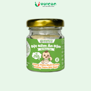 Bột nêm ăn dặm Anpaso lọ 60g nhiều vị cho bé