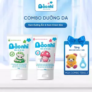 Combo Dưỡng Da Kem Dưỡng Ẩm & Kem Chàm Sữa Bảo Nhi Giúp Bé Giảm Khô Ngứa Nứt nẻ, Dịu Mẩn Đỏ Muỗi Đốt