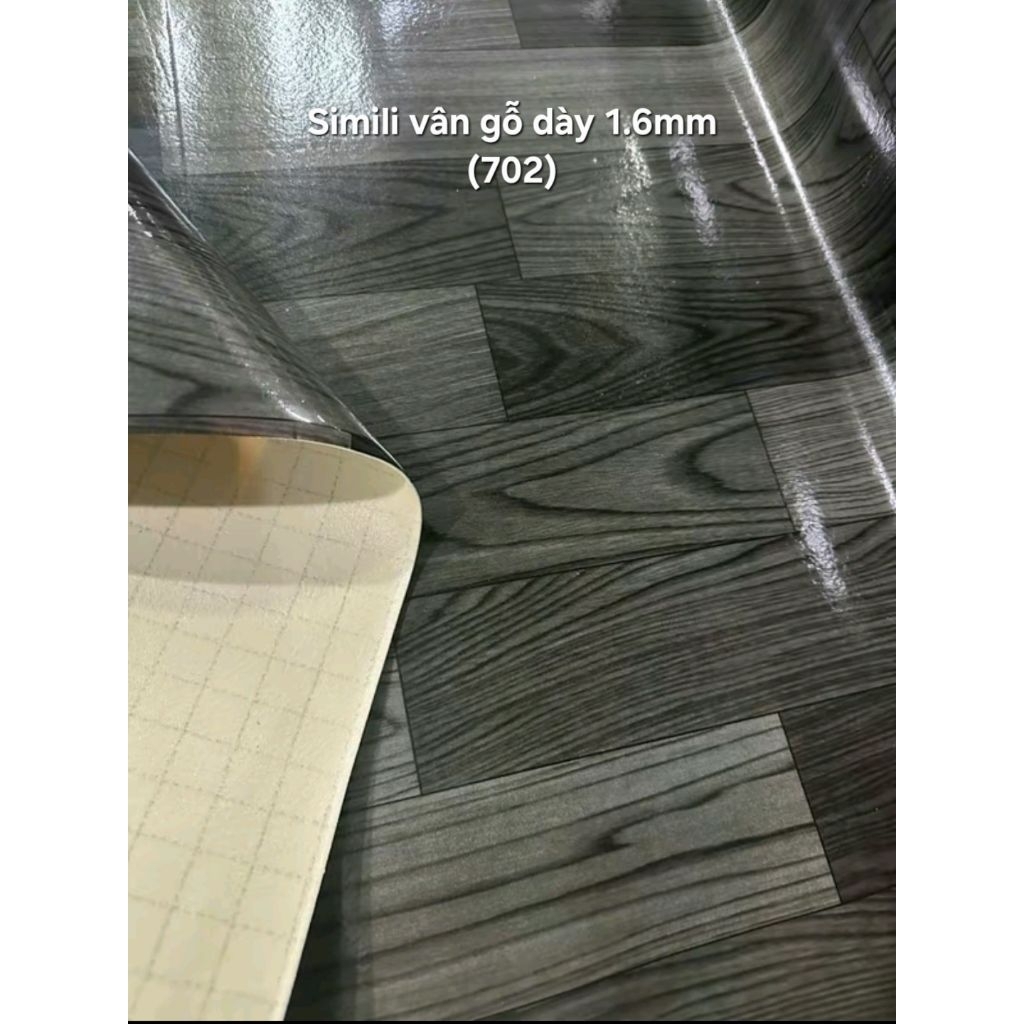 Thảm simili Vân gỗ trải sàn, combo 40m2(2m x 20m) trải sàn nhà, văn phòng, phòng khách, nhà kho