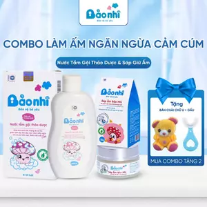 Combo Nước Tắm Gội Thảo Dược & Sắp Giữ Ấm Cho Bé Chăm Sóc Da Nhạy Cảm, Phòng Ngừa Rôm Sảy, Cảm Lạnh