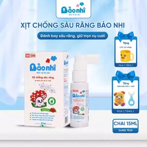 Xịt Chống Sâu Răng Bảo Nhi công nghệ Nhật Bản Sạch Mảng Bám Giảm Hôi Miệng An Toàn Khi Nuốt 30ml