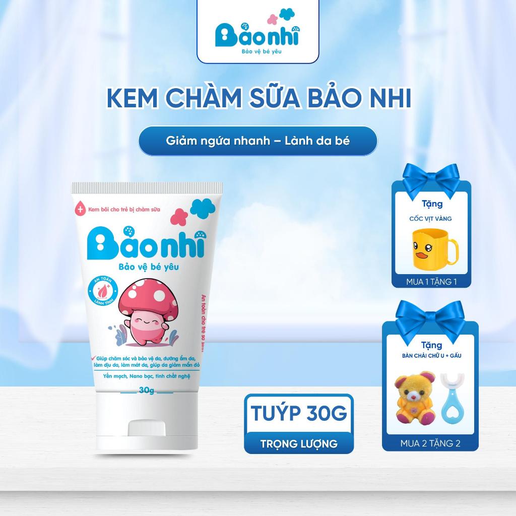 Kem Chàm Sữa Bảo Nhi Giảm Khô Ngưa , Dịu Mẩn Đỏ , Mụn Sữa, Cải Thiện Da Bong Tróc Nứt Nẻ Tuýp 30 Gram