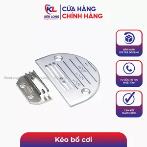 BỘ RĂNG CƯA MẶT NGUYỆT 4 CẦU MÁY MAY 1 KIM CÔNG NGHIỆP, phụ kiện ngành may mặc chính hãng