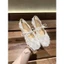 Giày bệt nữ ren nổi hoa hồng đính nơ (Nơ Quai)