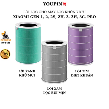 [Bản quốc tế] Lõi lọc không khí Xiaomi / Smartmi HEPA lọc bụi mịn tới 99.97% dùng cho 2S 2H,3 3H,pro