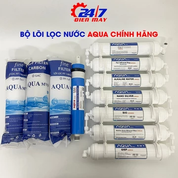 Bộ lõi lọc nước AQUA Chính hãng sử dụng tất cả máy lọc nước Kangaroo, Karofi, Sunhouse, Aqua…
