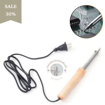 Mỏ hàn, mỏ hàn thiếc, mỏ hàn thiếc cán gỗ hàng cao cấp 40w, mỏ hàn cao cấp 60w, 100w