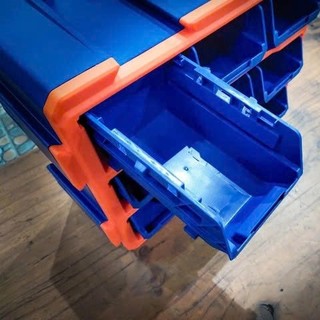 ĐỒ NGHỀ WADFOW Bộ tủ gồm 9 khay nhựa đựng linh kiện (dạng  hở) 380x170x320mm WTB8330