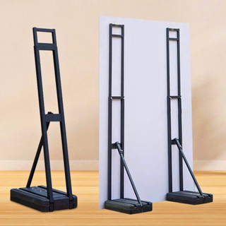 Standee chữ H đế nước nặng, chắc, standee khung sắt mô hình gắn với bảng formex bằng thép bền đẹp