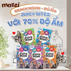 Snack cho mèo Viên mềm Juicy Bites Inaba