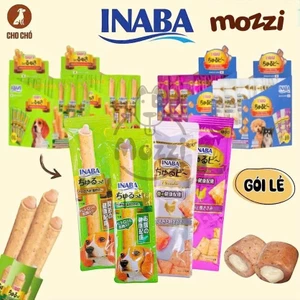 Snack cho chó Gà nhân mềm Inaba Churutto
