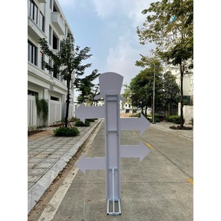 Standee hình người formex khung sắt dựng tấm formex, kệ sắt đỡ formex standee mô hình dùng tại event