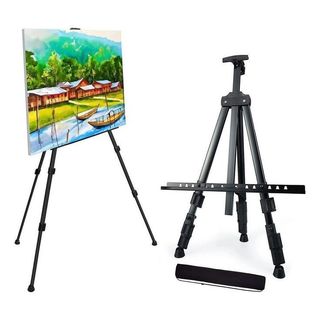 [GIÁ CHỮ A] Giá vẽ di động 3 chân bằng sắt, giá kệ để tranh sơn tĩnh điện bền đẹp