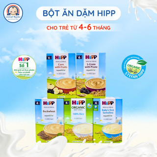 Bột Ăn Dặm Cho Trẻ Từ 4-6 Tháng HIPP Bổ Sung Vitamin Chất Xơ Dễ Tiêu Hoá Ngừa Táo Bón 250g