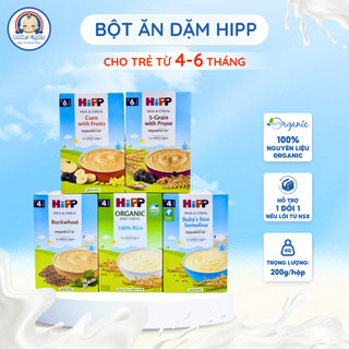 Bột Ăn Dặm Cho Trẻ Từ 4-6 Tháng HIPP Bổ Sung Vitamin Chất Xơ Dễ Tiêu Hoá Ngừa Táo Bón 250g