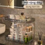 Kệ Đựng Mỹ Phẩm 2 Tầng Nhựa Mica Trong Suốt, Kệ Để Đồ Nhà Tắm Để Bàn Trang Điểm Sang Trọng