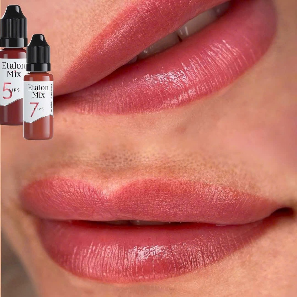Etalon.Mix siêu phẩm mực môi hữu cơ từ Nga-lip and brown pigment from Russia