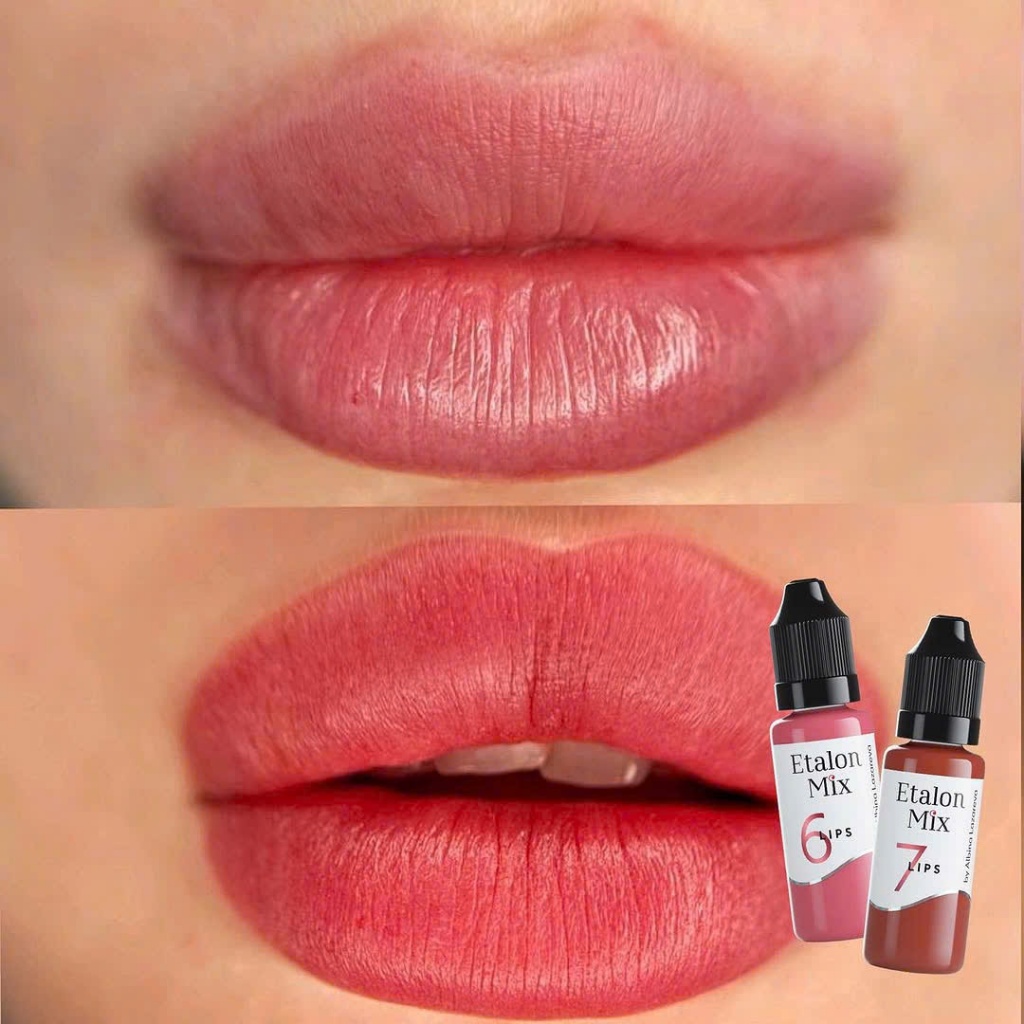 Etalon.Mix siêu phẩm mực môi hữu cơ từ Nga-lip and brown pigment from Russia