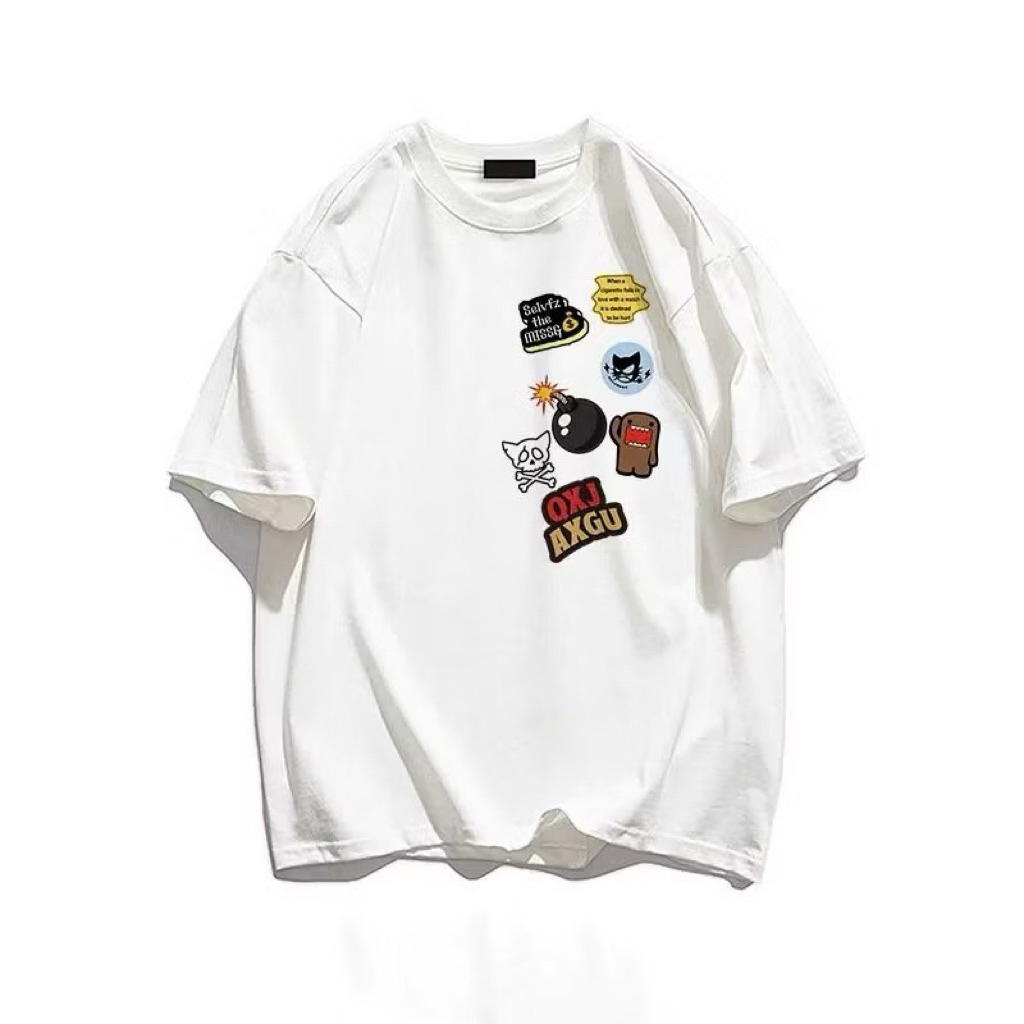 Áo Thun Regular Unisex Nam Nữ Chất Vải Cotton Dày Dặn Hàng Loại 1 Full Tag Mac