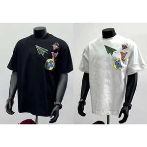 Áo Thun Cartoon Máy Bay Hoạt Hình Chất Vải Cotton Dày Dặn Full Tem Tag Túi Mac