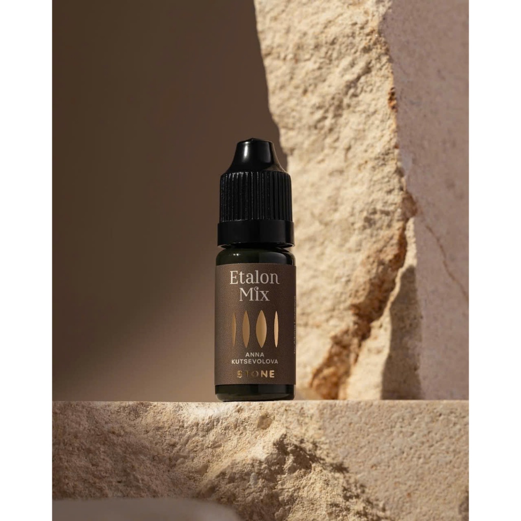 Etalon.Mix siêu phẩm mực mày từ Nga--lip and brown pigment from Russia