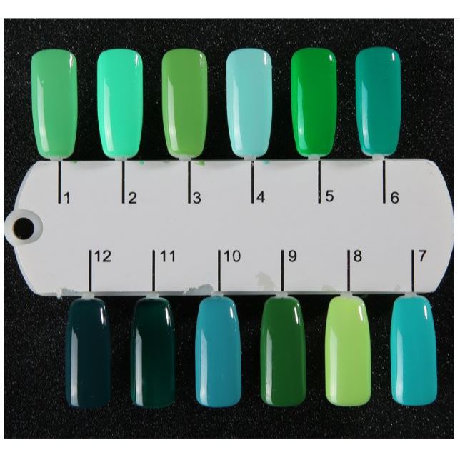 Sơn gel AS xanh lá, Green color ( Mã GX )