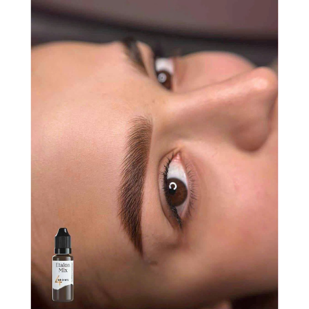 Etalon.Mix siêu phẩm mực mày hữu cơ từ Nga chuyên kéo sợi-lip and brown pigment from Russia for hairstroke