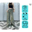 Quần jeans ống rộng, Quần bò xám bụi vàng phong cách hiện đại hot 2025 LN09