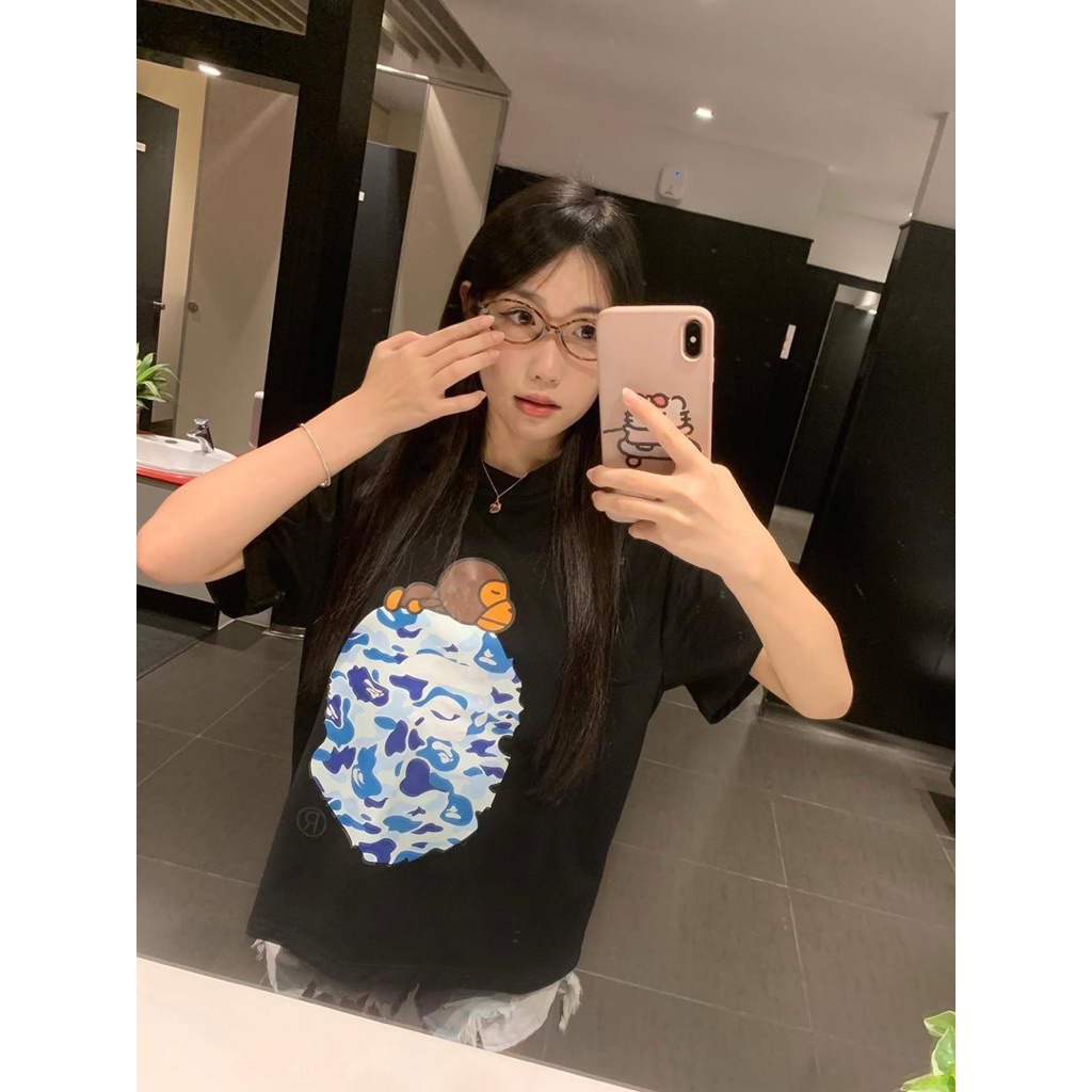 Áo thun Bape Athing Full Tem Tag Túi Mac Hàng L1 Cao Cấp Áo Phông Unisex Form Rộng